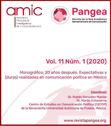 Ver Vol. 11 Núm. 1 (2020): Monográfico: 20 años después. Expectativas y (duras) realidades en comunicación política en México